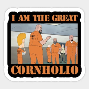 cornholio cOUNTY jAIL Sticker